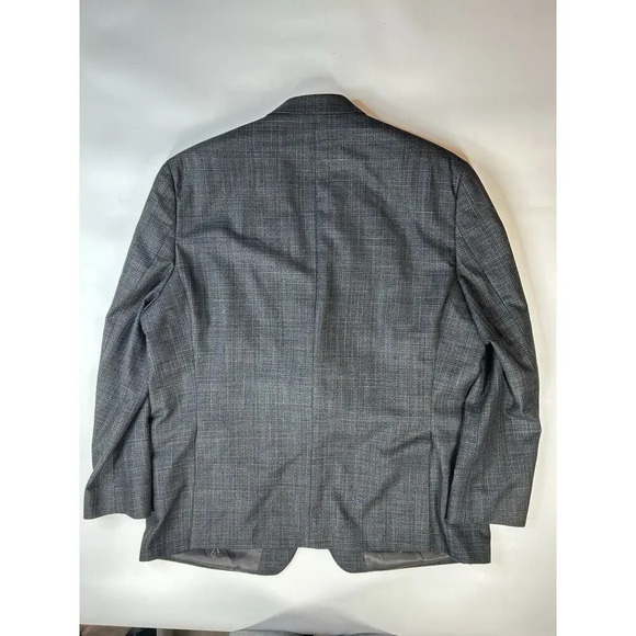 Ralph Lauren Blazer Mens 46R Plaid Two Button Sport Coat Gray Formal Office Wear - Picture 7 of 7